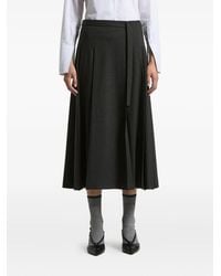 Peserico - Pleated Midi Skirt - Lyst