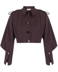 Elisabetta Franchi - Technical Cotton Jacket - Lyst