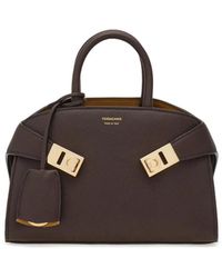Ferragamo - Hug Mini Leather Handbag - Lyst