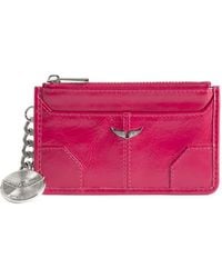 Zadig & Voltaire - Sunny Patent Charm Card Holder - Lyst