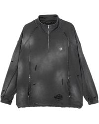 FIVE CM - Distressed Sweatshirt - Lyst
