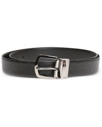 Emporio Armani - Logo Embossed Belt - Lyst