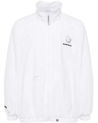 Aape By A Bathing Ape - Logo-Appliqué Zip-Up Jacket - Lyst
