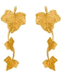 Oscar de la Renta - Orecchini Ivy Vine Con Pendente - Lyst