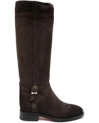 Santoni - Suede Boots - Lyst