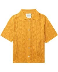 A Kind Of Guise - Kadri Ajour-Knit Linen-Blend Shirt - Lyst