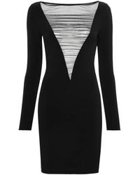 Maison Close - Nuit Fauve Long-Sleeve Mini Dress - Lyst