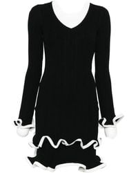 Jonathan Simkhai - Avalon Ruffled Mini Dress - Lyst