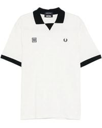 Fred Perry - Jacquard Laurel Wreath Polo Shirt - Lyst