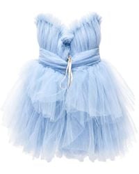Bronx and Banco - Ruffled Tulle Mini Dress - Lyst