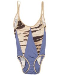 Baserange - Body Con Estampado De Tigre - Lyst