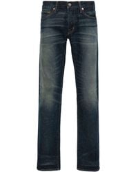 Tom Ford - Halbhohe Slim-Fit-Jeans - Lyst