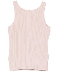 GONGDID DESIGN - Pleated Sleeveless Vest - Lyst
