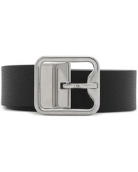 Burberry - Reversible Leather B-Buckle Belt - Lyst