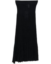 N.Peal Cashmere - Pleated Midi Skirt - Lyst