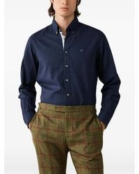 Hackett - Brompton Button-Down Flannel Shirt - Lyst