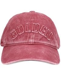 Golden Goose - Journey Logo-Patch Cotton Baseball Cap - Lyst