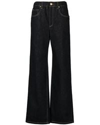 Brunello Cucinelli - Jean Ample À Coutures Contrastantes - Lyst