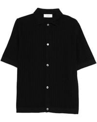 Lardini - Buttoned Ribbed Shirt - Lyst