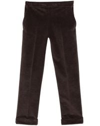 Whyci - Turn-Up Cuff Trousers - Lyst