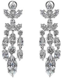 Fantasia by Deserio - Marquise Chandelier Earrings - Lyst