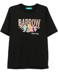 Barrow - Graphic-Print Cotton T-Shirt - Lyst