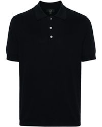 Dunhill - Ribbed Short-sleeve Polo Shirt - Lyst