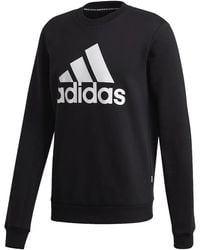 adidas - Badge Of Sport Fleece Sweatshirt - Lyst