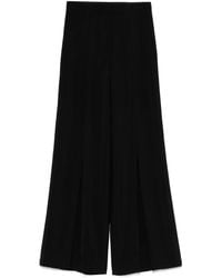 Mugler - Pantaloni A Gamba Ampia Con Fibbia - Lyst