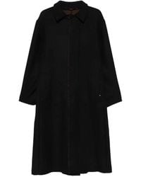 Ma+ - Button-Up Single-Breasted Coat - Lyst