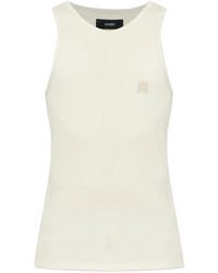 Amiri - Ribbed Sleeveless Top - Lyst