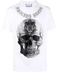 Philipp Plein - Gothic Banner Short-Sleeve T-Shirt - Lyst