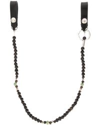 DSquared² Beaded Long Keychain - Brown