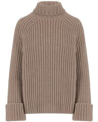 Malo - Ribbed-Knit Roll-Neck Sweater - Lyst