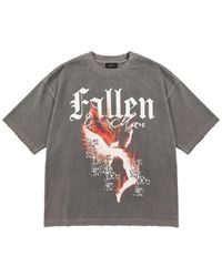 WARMAN - Graphic-Print Distressed T-Shirt - Lyst