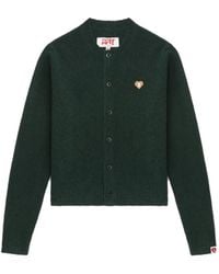 A Bathing Ape - Heart-Motif Buttoned Cardigan - Lyst