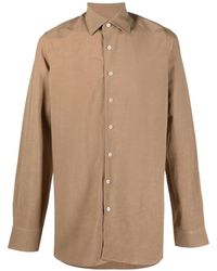 Lardini - Long-Sleeved Button-Up Shirt - Lyst