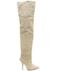 yeezy over the knee boots