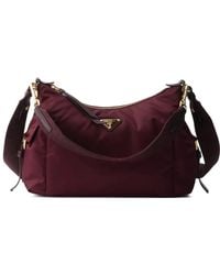 Prada - Explore Large Re-Nylon And Leather Bag - Lyst