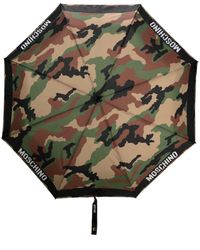Moschino - Camouflage-print Foldable Umbrella - Lyst