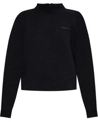 EA7 - Sweatshirt mit Logo-Patch - Lyst