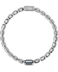 Officina Bernardi - 18Kt Lumen Sapphire And Diamond Bracelet - Lyst
