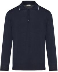 Canali - Long Sleeve Polo Shirt - Lyst