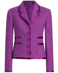 Dolce & Gabbana - Rachel Tweed Jacket - Lyst