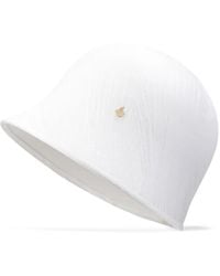 Maison Michel - Gorro Con Charm Del Logo - Lyst