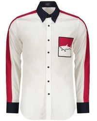 Paul & Shark - Long-Sleeved Cotton Shirt - Lyst