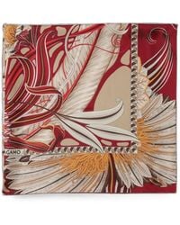 Ferragamo - Giada Floral-Print Scarf - Lyst