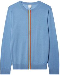 Paul Smith - Pullover Mit Rundhalsausschnitt Und Charakteristischen Streifen - Lyst