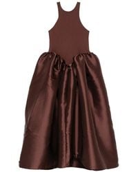 Marques'Almeida - Midikleid mit Satinrock - Lyst