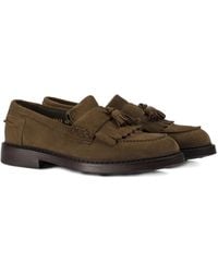 Doucal's - Tassel-Detail Suede Loafers - Lyst
